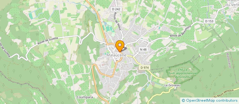 localisation de l'entreprise CDDM  MALAUCENE