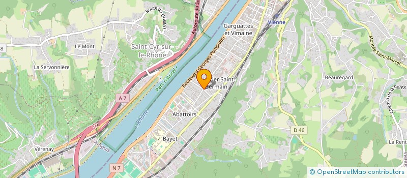 localisation de l'entreprise CDDM BEAUREPAIRE  VIENNE