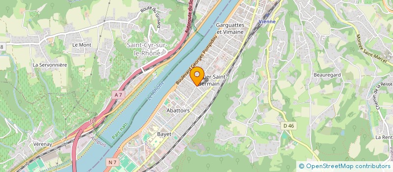 localisation de l'entreprise CDDM LA TOUR DU PIN  VIENNE