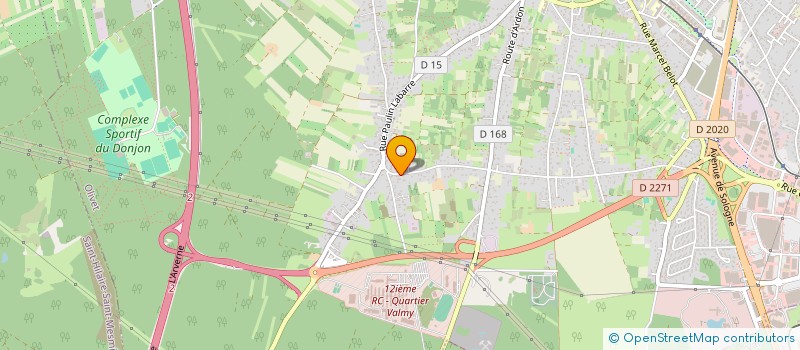 localisation de l'entreprise CDDP à OLIVET