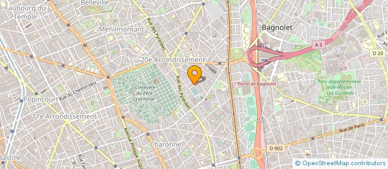 localisation de l'entreprise CDE  PARIS