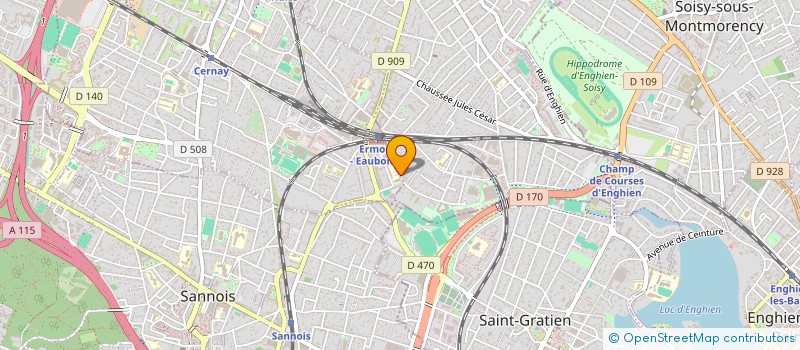 localisation de l'entreprise CDE à EAUBONNE