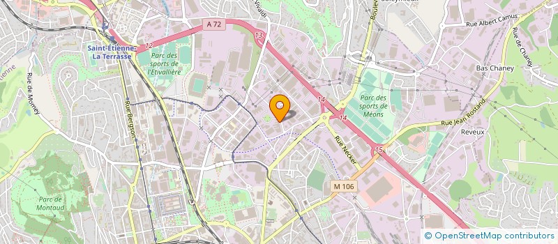 localisation de l'entreprise CDE GESTION à SAINT-ETIENNE