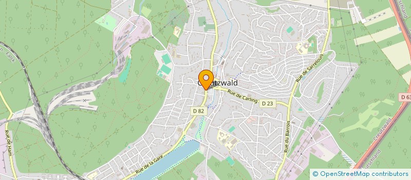 localisation de l'entreprise CDE WARNDT - CLUB DES DIRIGEANTS ET ENTREPRENEURS DU WARNDT  CREUTZWALD