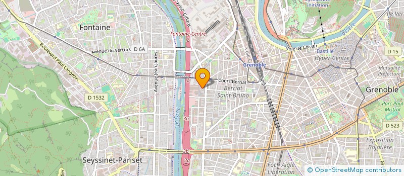 localisation de l'entreprise CDEAURA01 à GRENOBLE