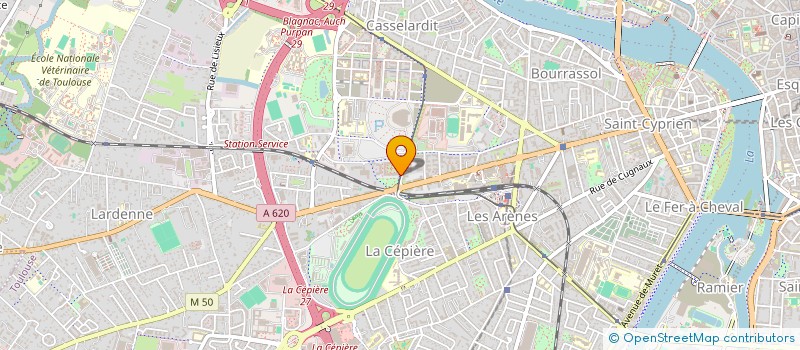 localisation de l'entreprise CDEC à TOULOUSE