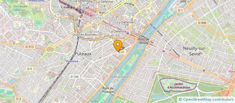 localisation de l'entreprise CDEF SOFTWARE  PUTEAUX