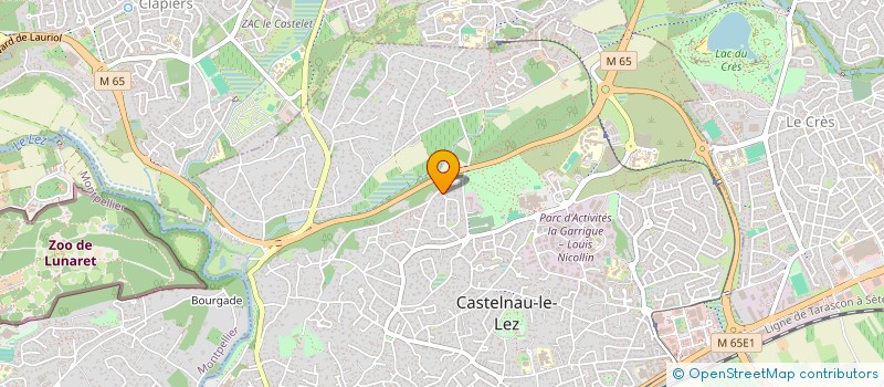 localisation de l'entreprise CDEG  CASTELNAU-LE-LEZ