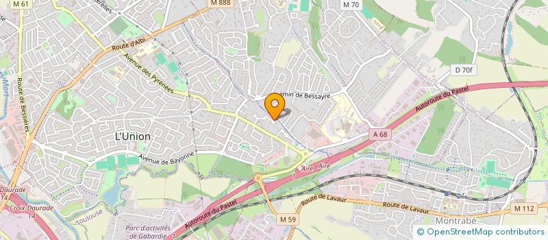 localisation de l'entreprise CDEM CONSULTING à L'UNION