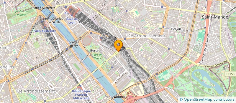 localisation de l'entreprise CDEP GIS-RATP  PARIS