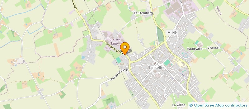 localisation de l'entreprise CDESBROSSES INSTITUT  LINSELLES