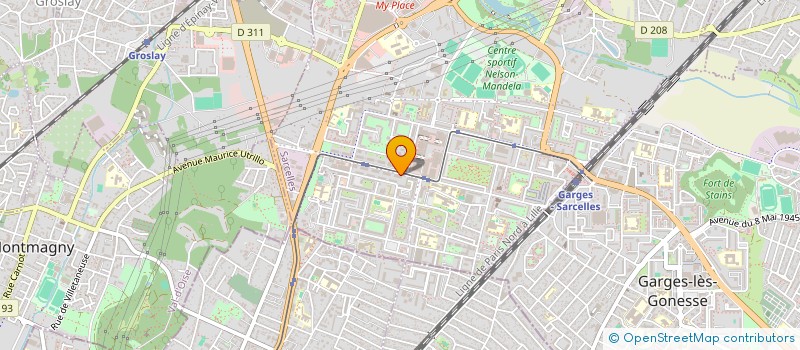 localisation de l'entreprise CDESIGNDECO à SARCELLES