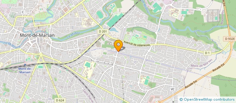 localisation de l'entreprise CDESSM à MONT-DE-MARSAN