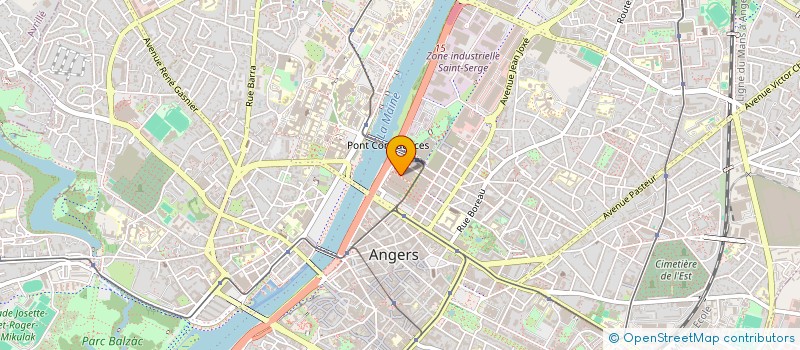 localisation de l'entreprise CDET' INTERACTIVE à ANGERS