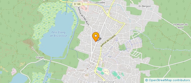 localisation de l'entreprise CDEUXL  BISCARROSSE