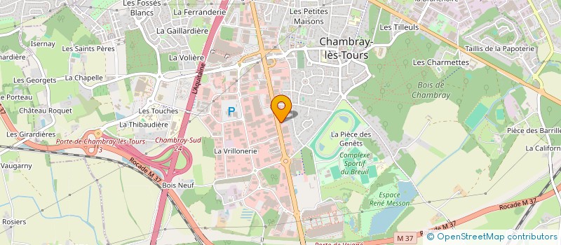 localisation de l'entreprise CDEUXMB à CHAMBRAY-LES-TOURS
