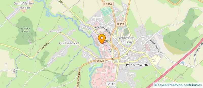 localisation de l'entreprise CDEV OPTIQUE à NEUFCHATEL-EN-BRAY