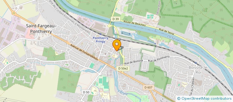 localisation de l'entreprise CDF  SAINT-FARGEAU-PONTHIERRY