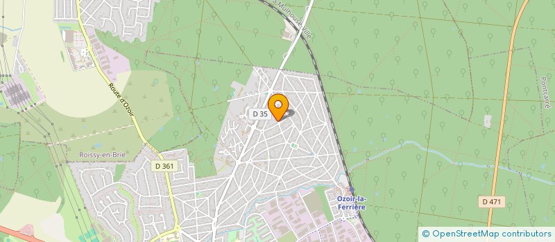 localisation de l'entreprise CDF  OZOIR LA FERRIERE