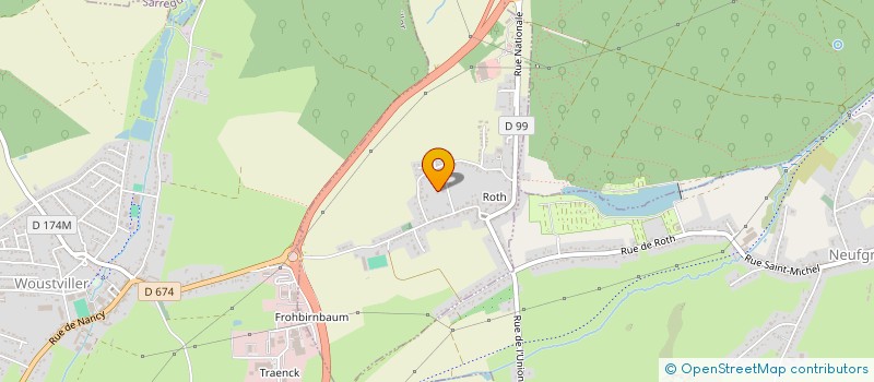 localisation de l'entreprise CDF à HAMBACH