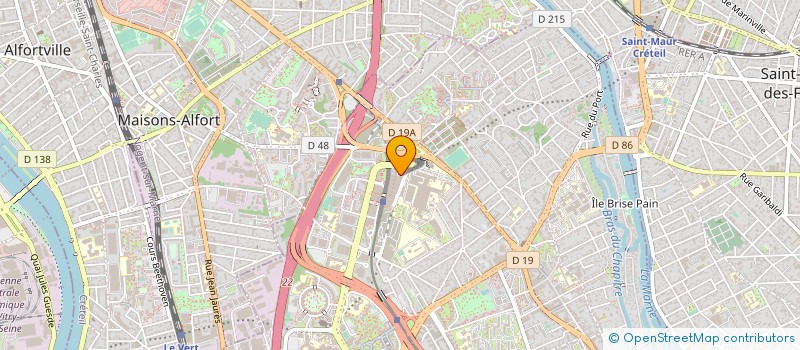 localisation de l'entreprise CDF FORMATIONS à CRETEIL
