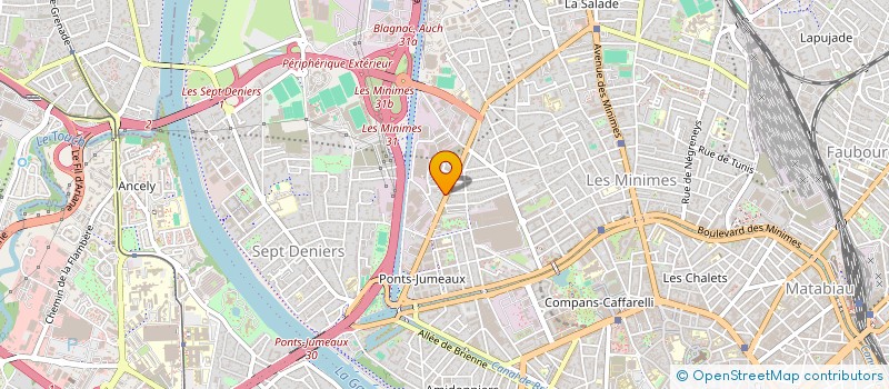 localisation de l'entreprise CDF HOLDING  TOULOUSE