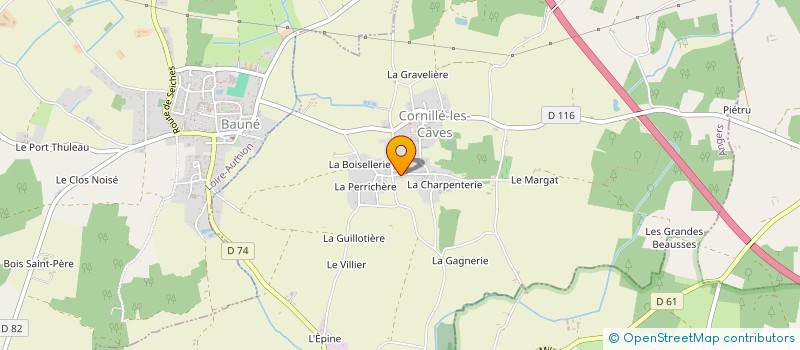 localisation de l'entreprise CDF INVEST  LOIRE-AUTHION