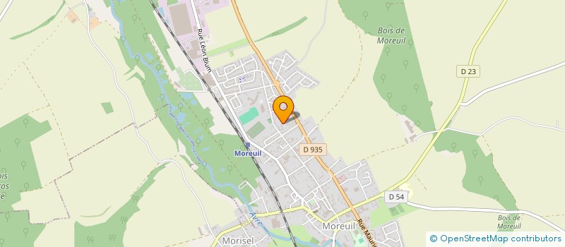 localisation de l'entreprise CDF SERVICES DA  MEZIERES-EN-SANTERRE