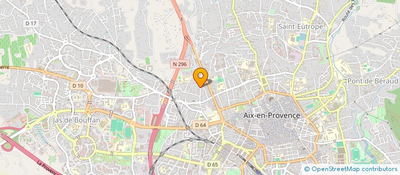 localisation de l'entreprise CDF1 à AIX-EN-PROVENCE