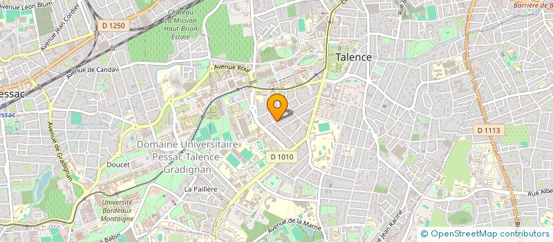 localisation de l'entreprise CDFF  TALENCE