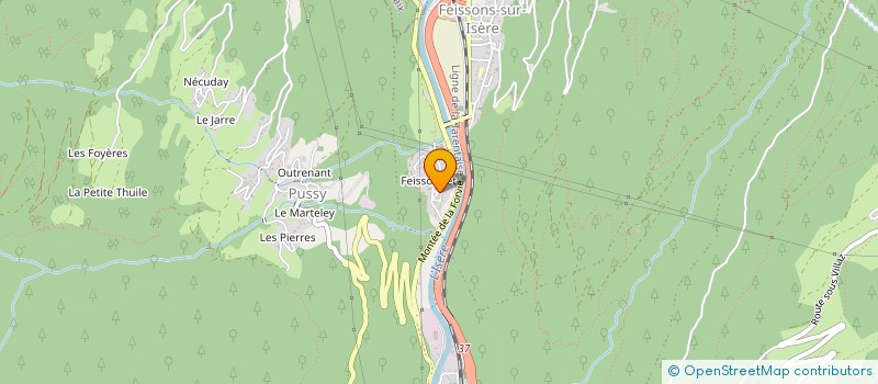 localisation de l'entreprise CDFK MENUISERIE  LA LECHERE