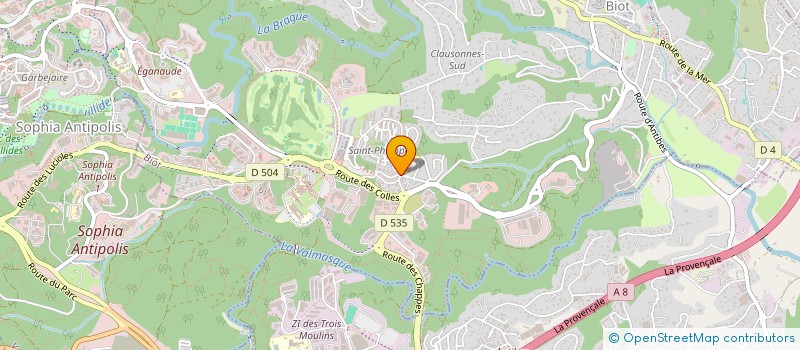 localisation de l'entreprise CDFM  BIOT