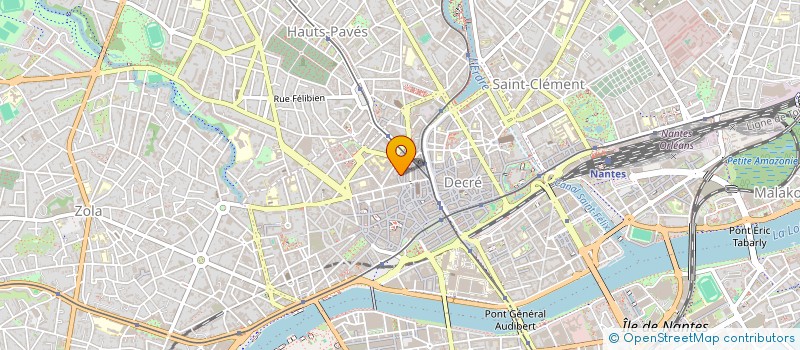 localisation de l'entreprise CDFP à NANTES