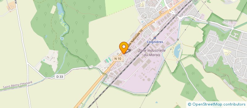 localisation de l'entreprise CDFP  COIGNIERES