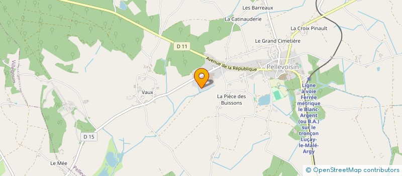 localisation de l'entreprise CDG à PELLEVOISIN