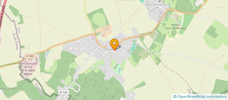 localisation de l'entreprise CDG COMPTABLE  SAINT-BRICE-SOUS-FORET