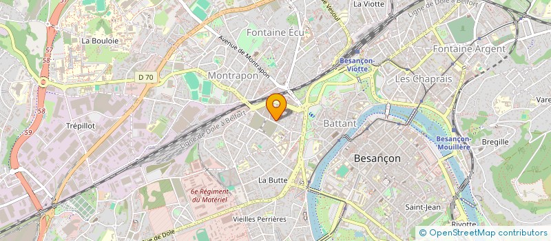 localisation de l'entreprise CDG DIRECT  BESANCON