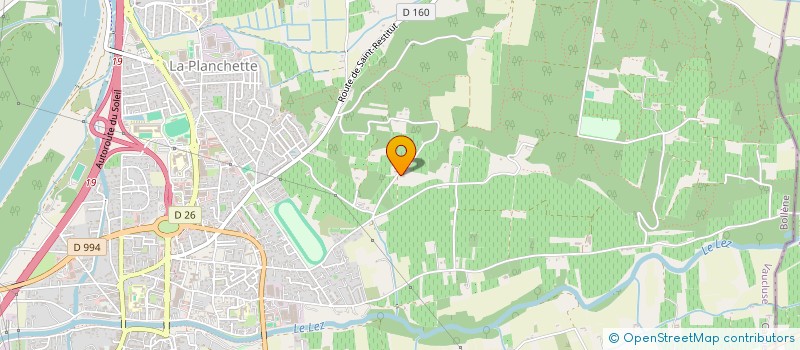 localisation de l'entreprise CDG FRANCE 1  BOLLENE