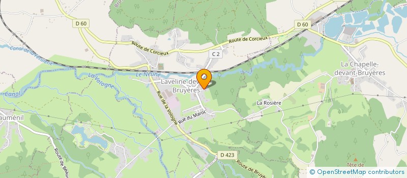 localisation de l'entreprise CDG HOLDING  BELMONT-SUR-BUTTANT