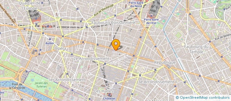 localisation de l'entreprise CDG INFORMATIQUE à PARIS