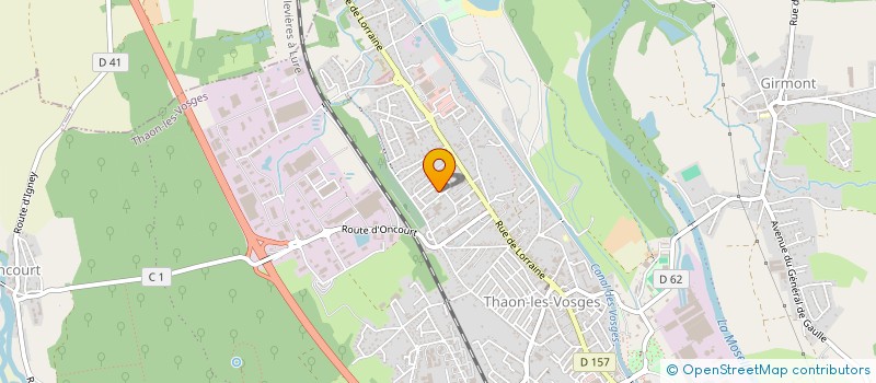 localisation de l'entreprise CDG INVESTISSEMENT  THAON-LES-VOSGES