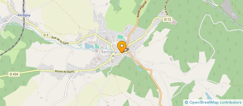 localisation de l'entreprise CDG - LES COMPAGNONS DU GOUT à XERTIGNY