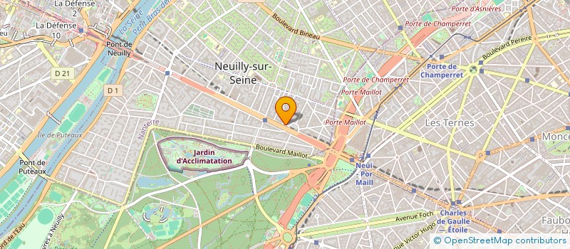 localisation de l'entreprise CDG OPTIQUE à NEUILLY-SUR-SEINE