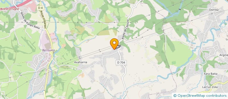 localisation de l'entreprise CDG33  URRUGNE