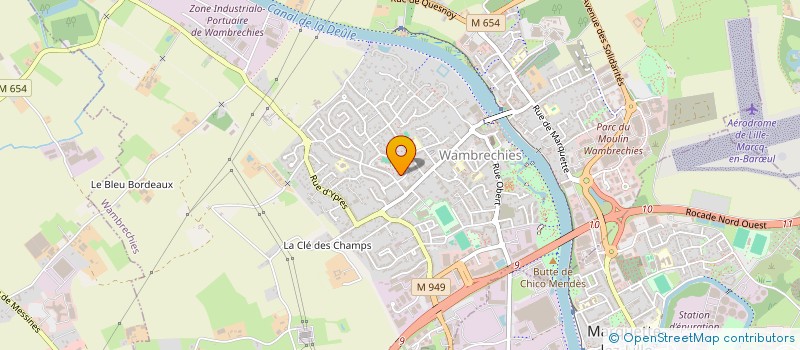 localisation de l'entreprise CDGA  WAMBRECHIES