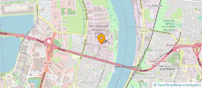 localisation de l'entreprise CDGB  LE HAILLAN