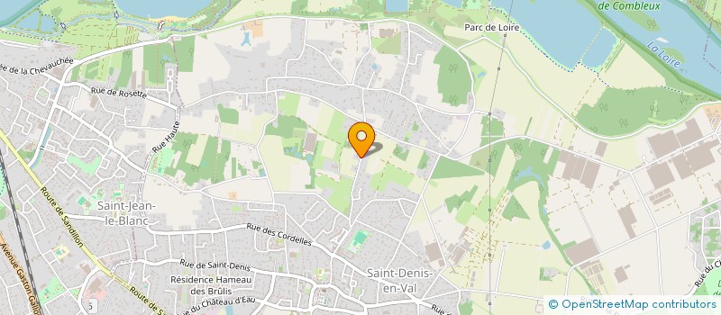 localisation de l'entreprise CDGD  SAINT-DENIS-EN-VAL
