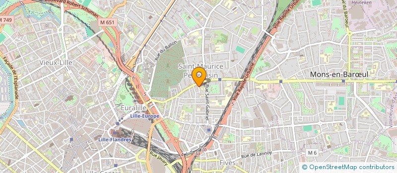 localisation de l'entreprise CDGE014  LILLE