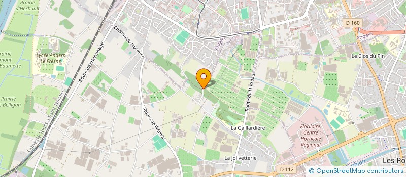 localisation de l'entreprise CDH 2023 à ANGERS