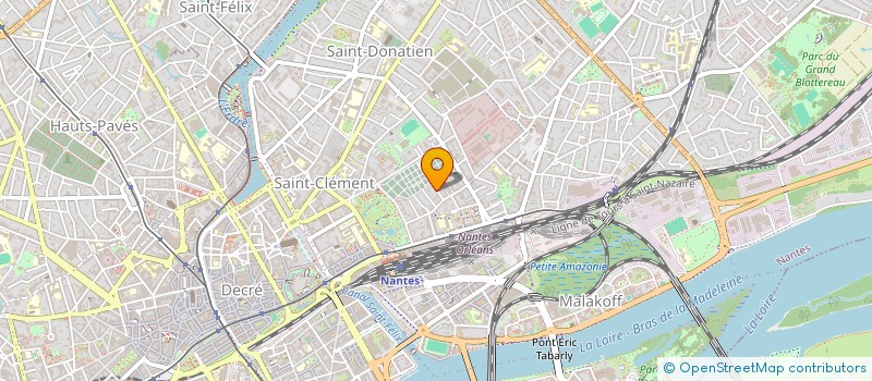 localisation de l'entreprise CDH à NANTES